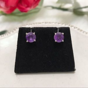 • Vintage • Sterling Crystal Earrings